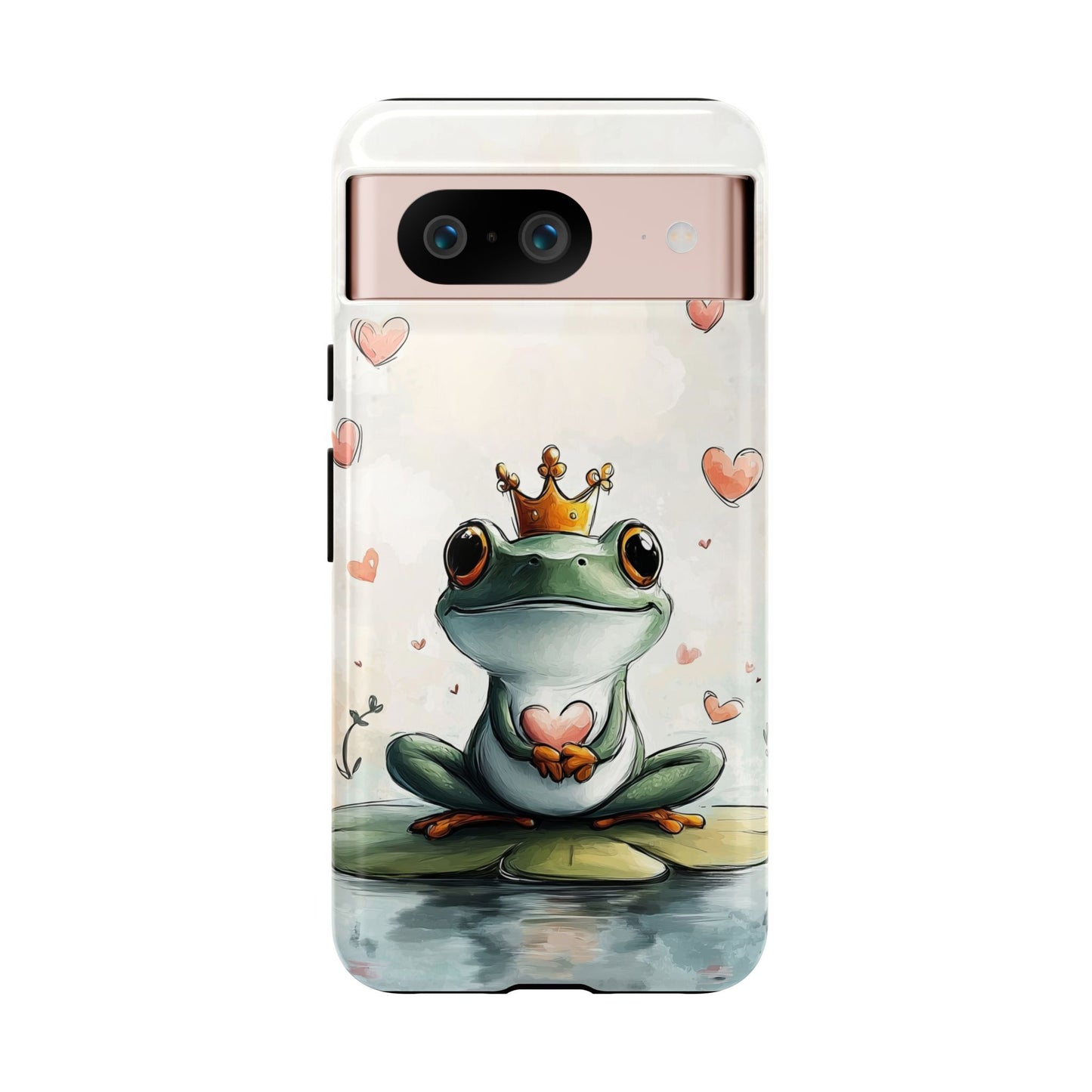 Frog Prince Phone Case – Cute Anime Aesthetic for iPhone, Google Pixel & Samsung