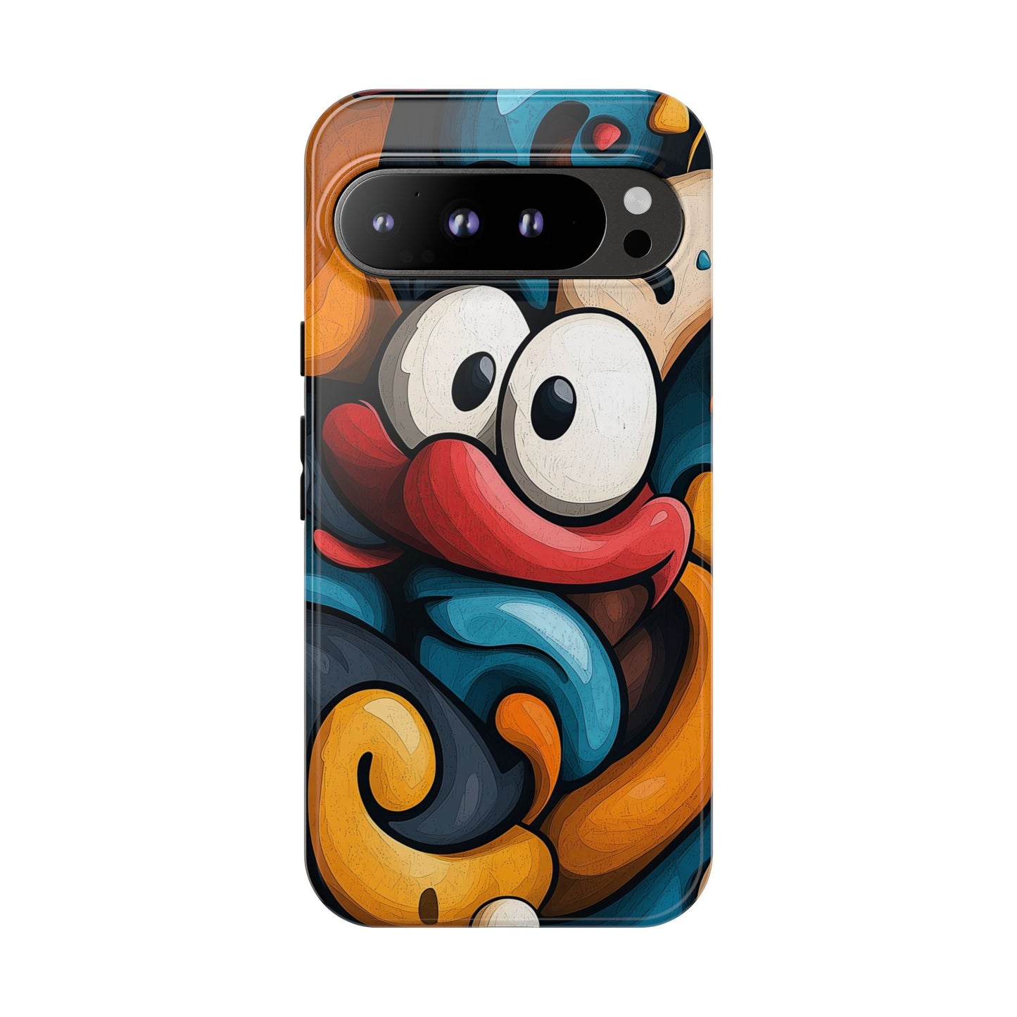 Funky Eyes – Playful Pop Abstract Phone Case for iPhone, Samsung & Pixel