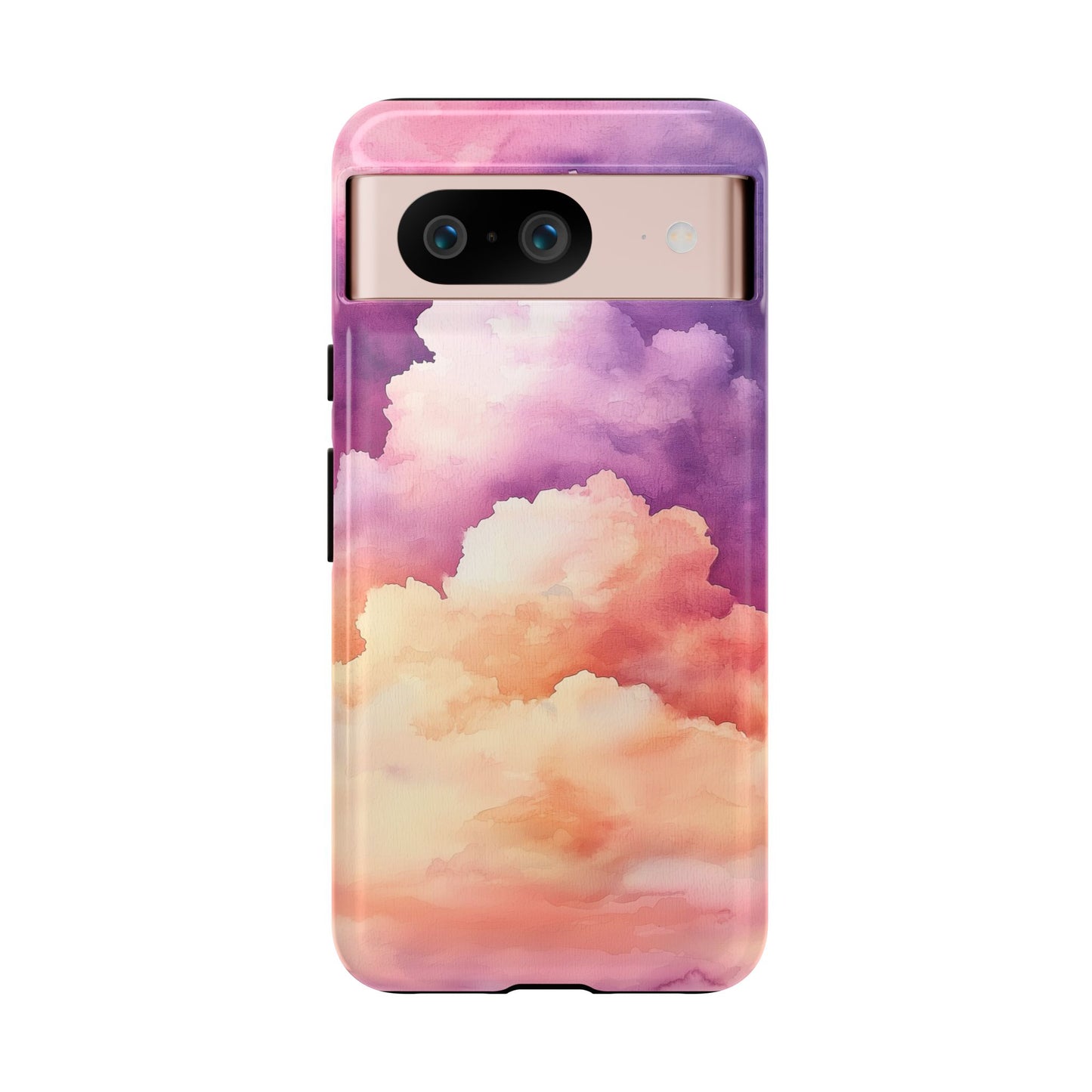 Cotton Candy Skies Watercolor Phone Case for iPhone, google Pixel & Samsung