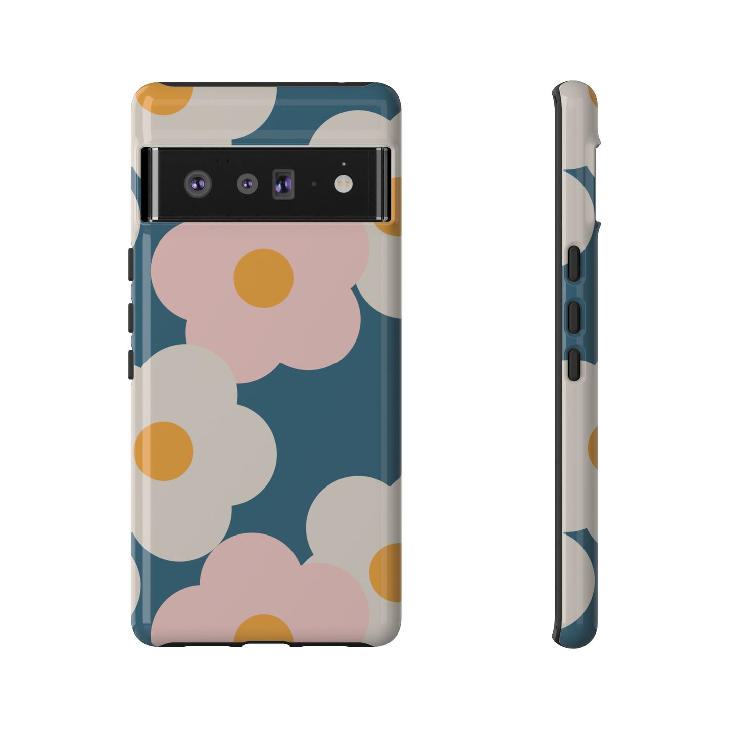 Retro Floral Phone Case – Vintage Aesthetic for iPhone, Samsung & Google Pixel