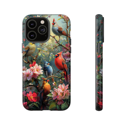 Floral Birds Phone Case – Cute & Protective Cover for iPhone, Samsung & Google Pixel