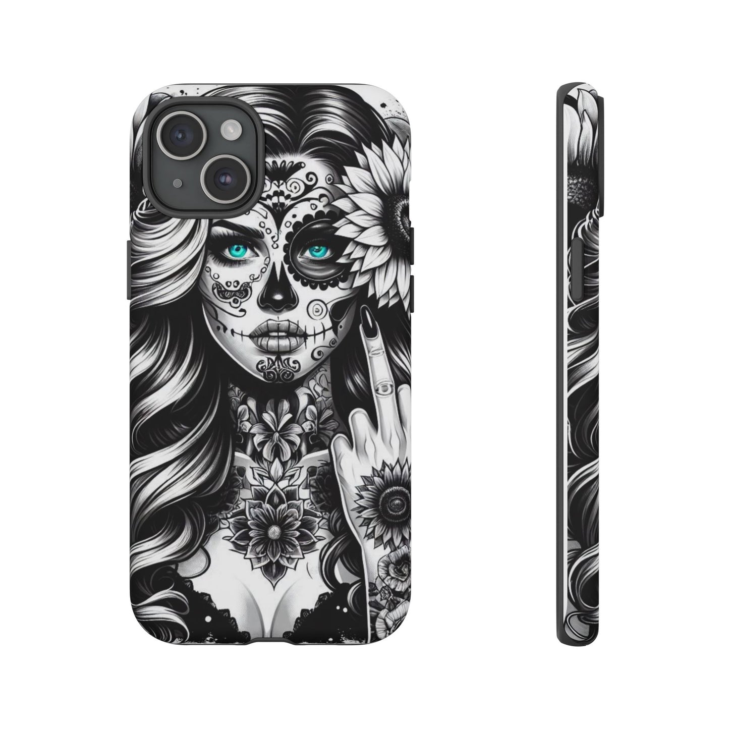 La Rebel – Day of the Dead Gothic Attitude Mobile Cover
