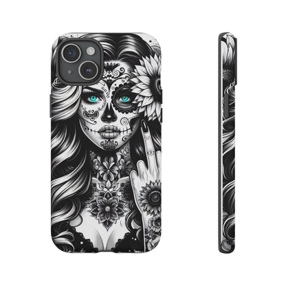 La Rebel – Day of the Dead Gothic Attitude Mobile Cover