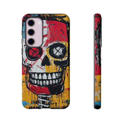 Basquiat Phone Case – Bold Urban Art Design - iPhone, Samsung & Google Pixel Cover - Artistic Painting Case,  Art Lover Gift