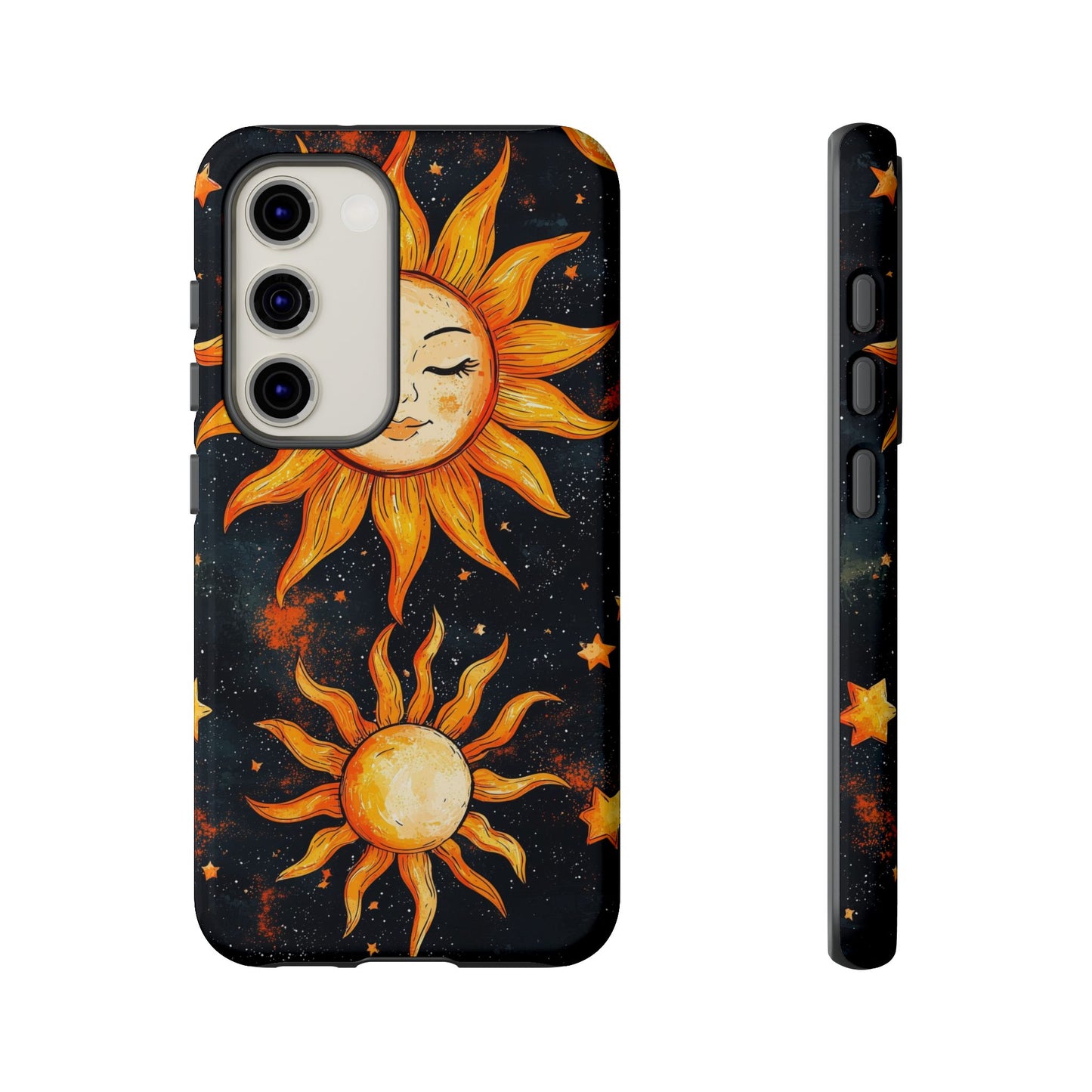 Celestial Sun & Moon Boho Phone Case for iPhone, Pixel & Samsung