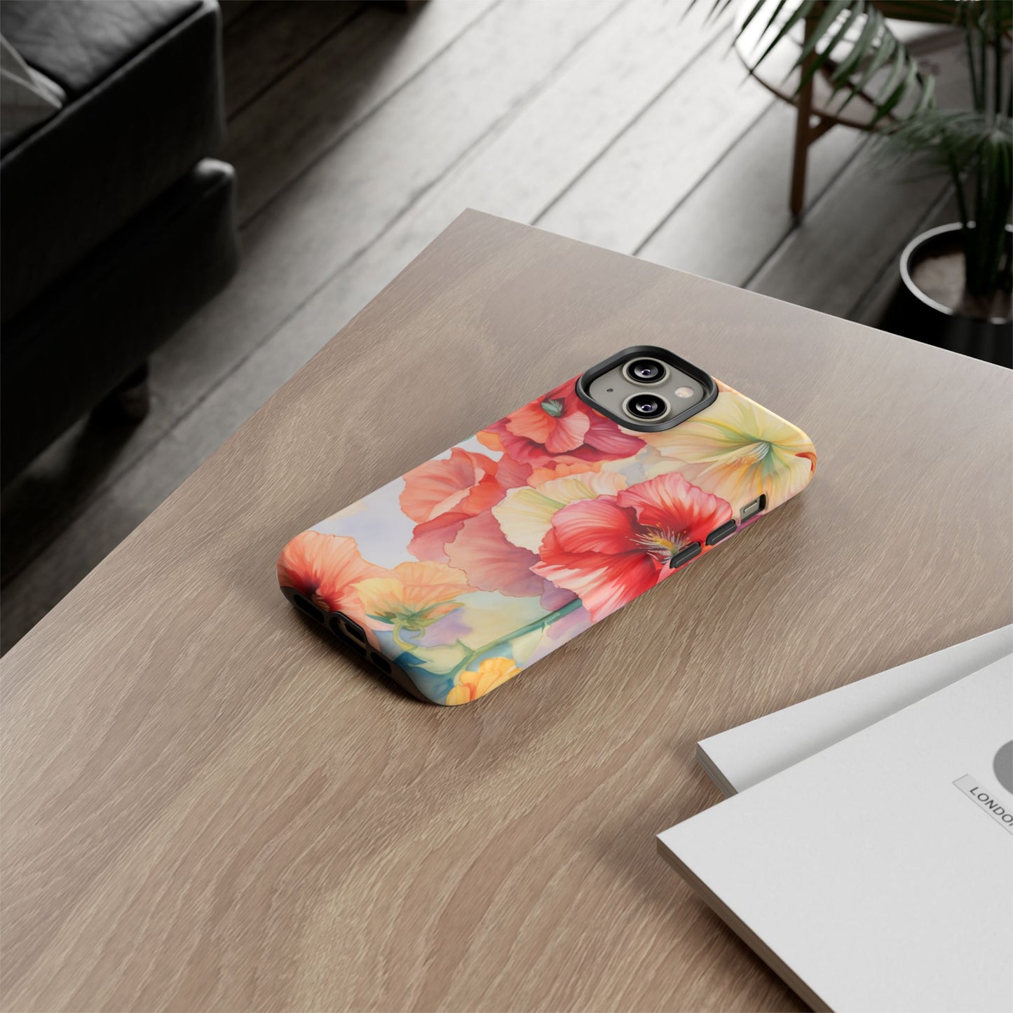 Floral Harmony Watercolor Mobile Case