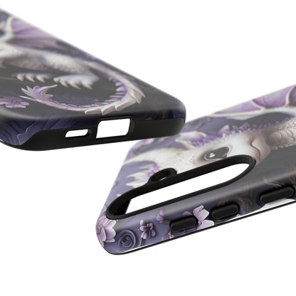 Charming Young Dragon on a Branch Phone Case Design