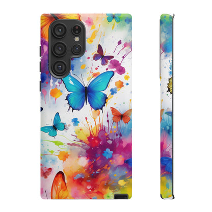 Vibrant Watercolor Butterfly Mobile Case