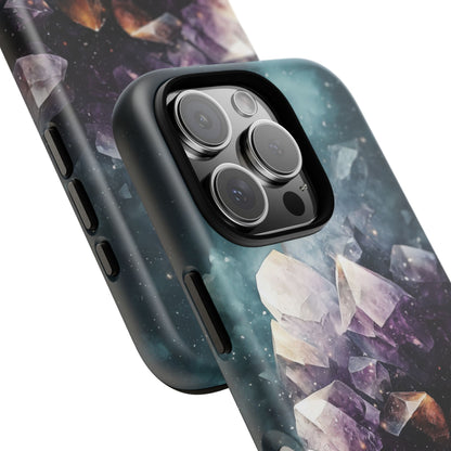 Galactic Amethyst Stones Phone Case for iPhone, Samsung & Google Pixel