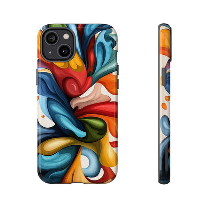 Chromatic Swirl – Abstract Expression Phone Case for iPhone, Samsung & Pixel