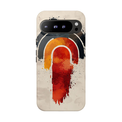 Boho Retro Splash Rainbow Phone Case for iPhone, Pixel & Samsung