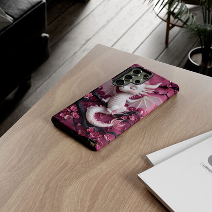 Whimsical 3D Relief Artwork Of A Cute Dragon phone case design