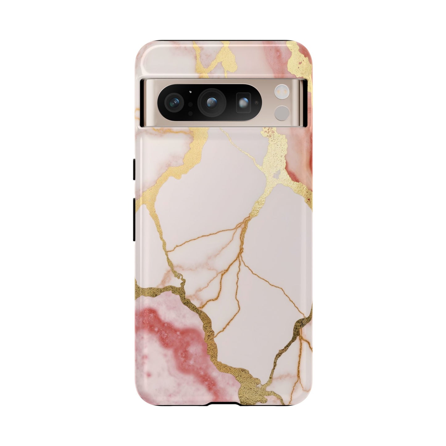 Beautiful Pink Minimal Marble Case Design