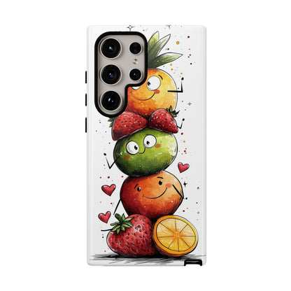 Cute Fruit Stack Phone Case – Fun & Playful Anime Art for iPhone, Google Pixel & Samsung