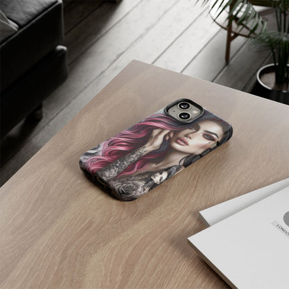 Tattooed Elegance – Gothic Art Mobile Cover