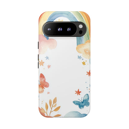 Dreamy Skies & Rainbows Watercolor Phone Case for iPhone, google Pixel & Samsung