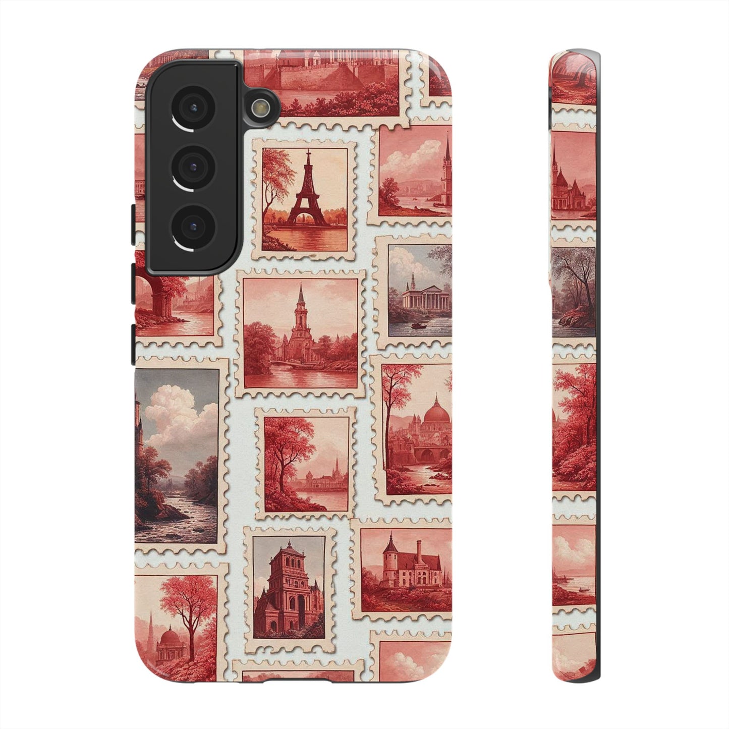 Vintage Postcard Stamps Phone Case