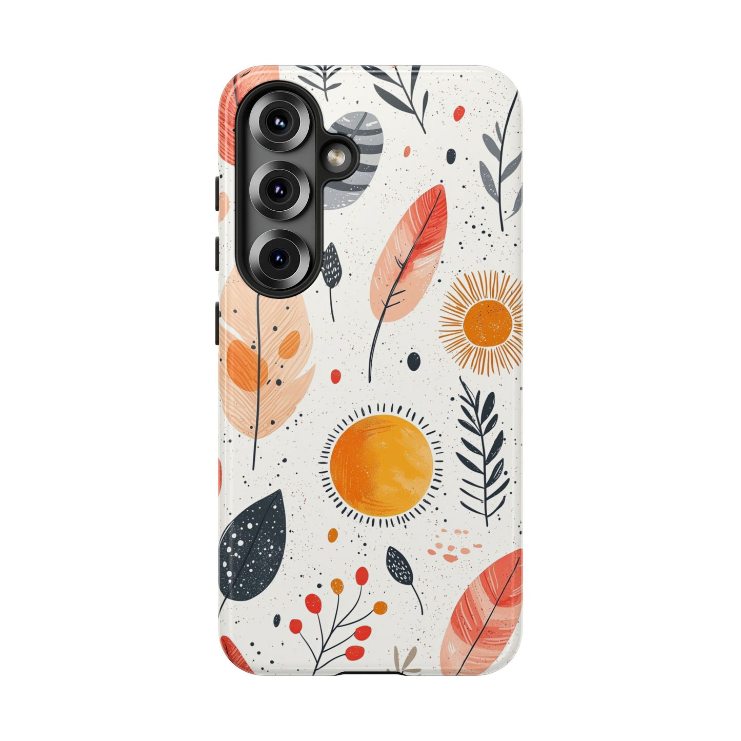 Sunshine & Feathers Boho Phone Case for iPhone, Pixel & Samsung