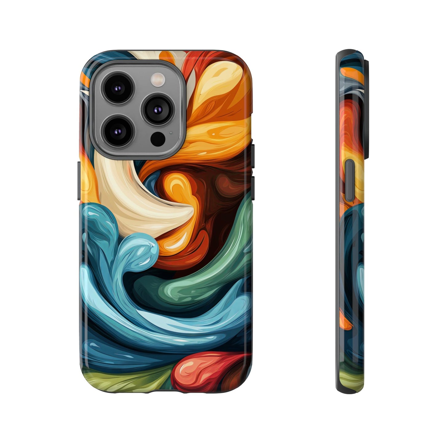 Color Current – Fluid Energy Abstract Phone Case for iPhone, Samsung & Pixel