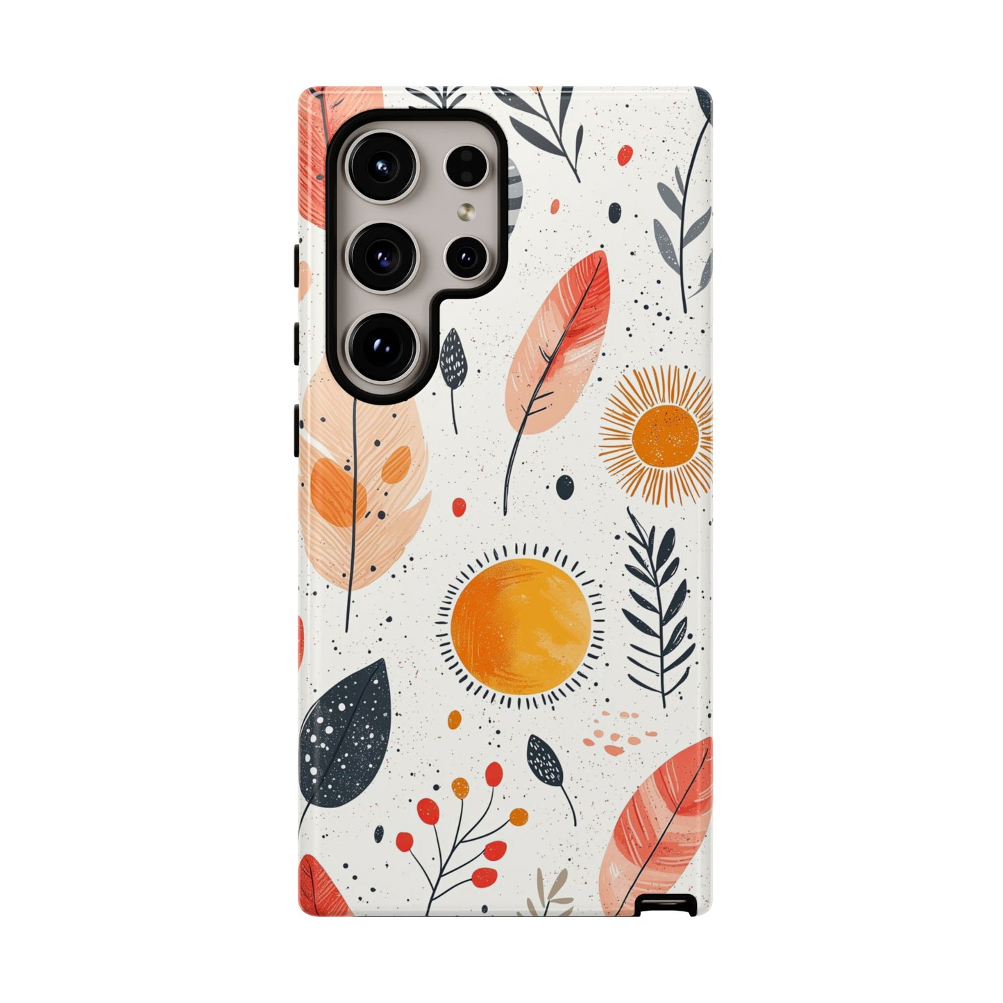 Sunshine & Feathers Boho Phone Case for iPhone, Pixel & Samsung