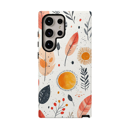 Sunshine & Feathers Boho Phone Case for iPhone, Pixel & Samsung