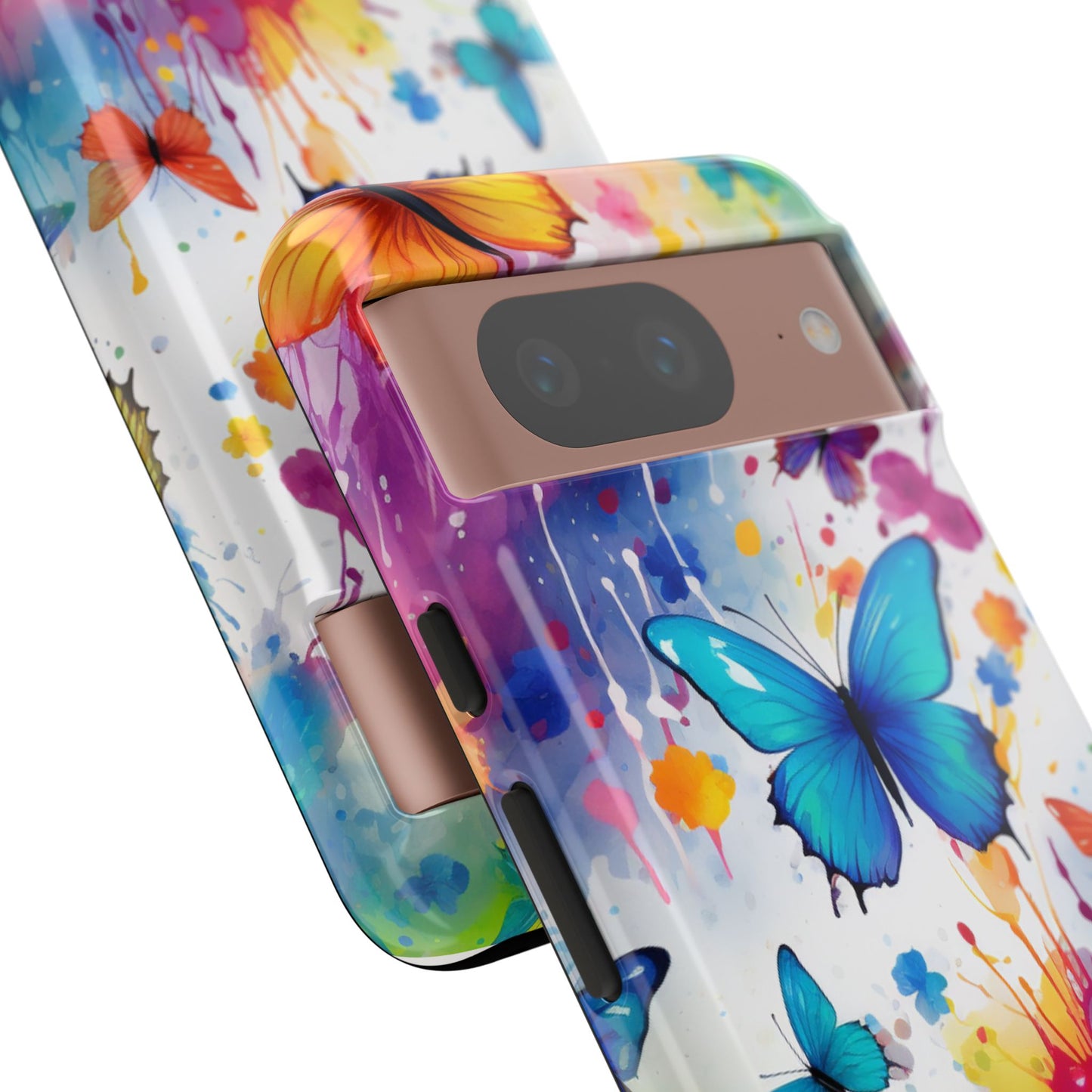 Vibrant Watercolor Butterfly Mobile Case