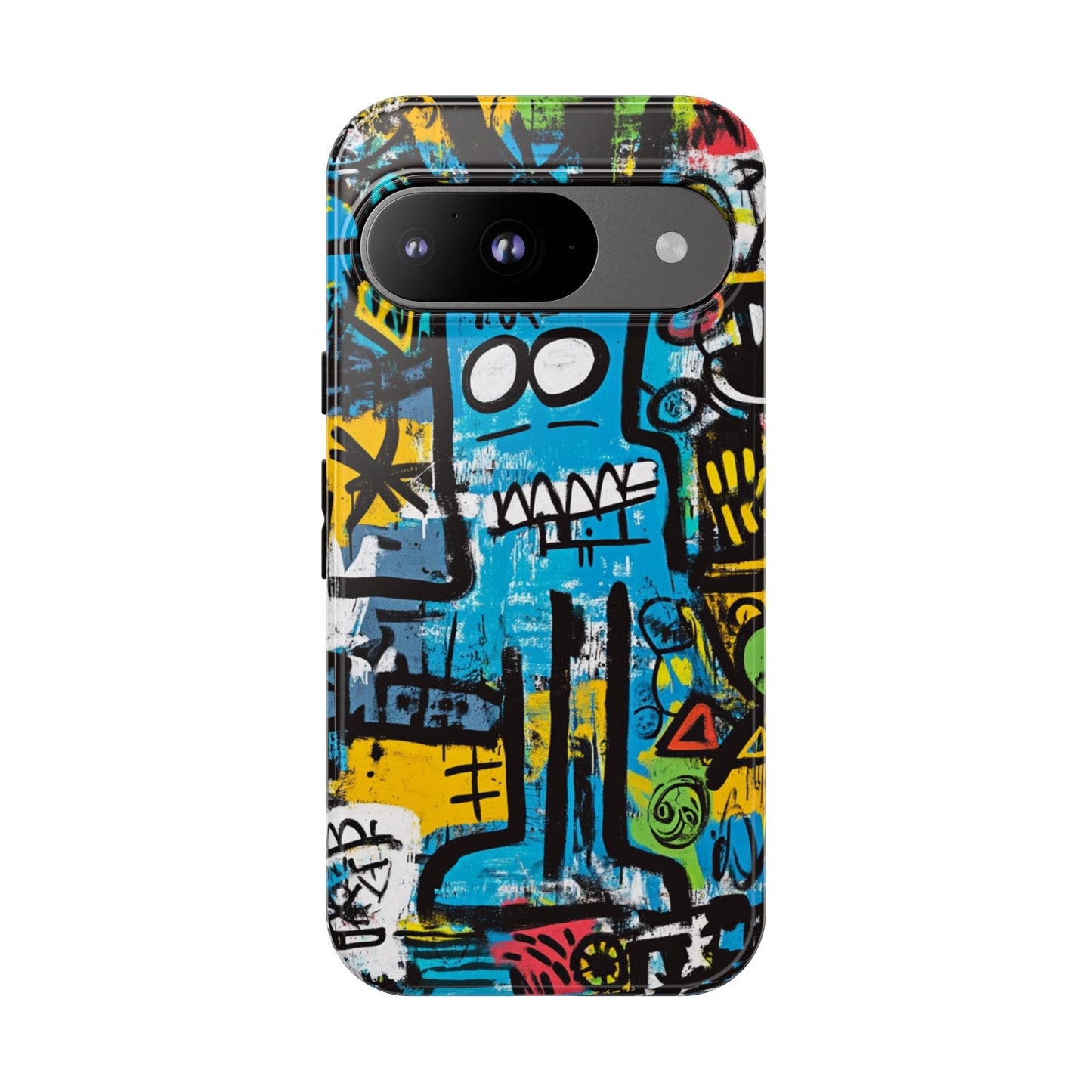 Basquiat Design Phone Case – Unique Street Art Protector - iPhone, Samsung & Google Pixel Cover - Artistic Painting Case,  Art Lover Gift