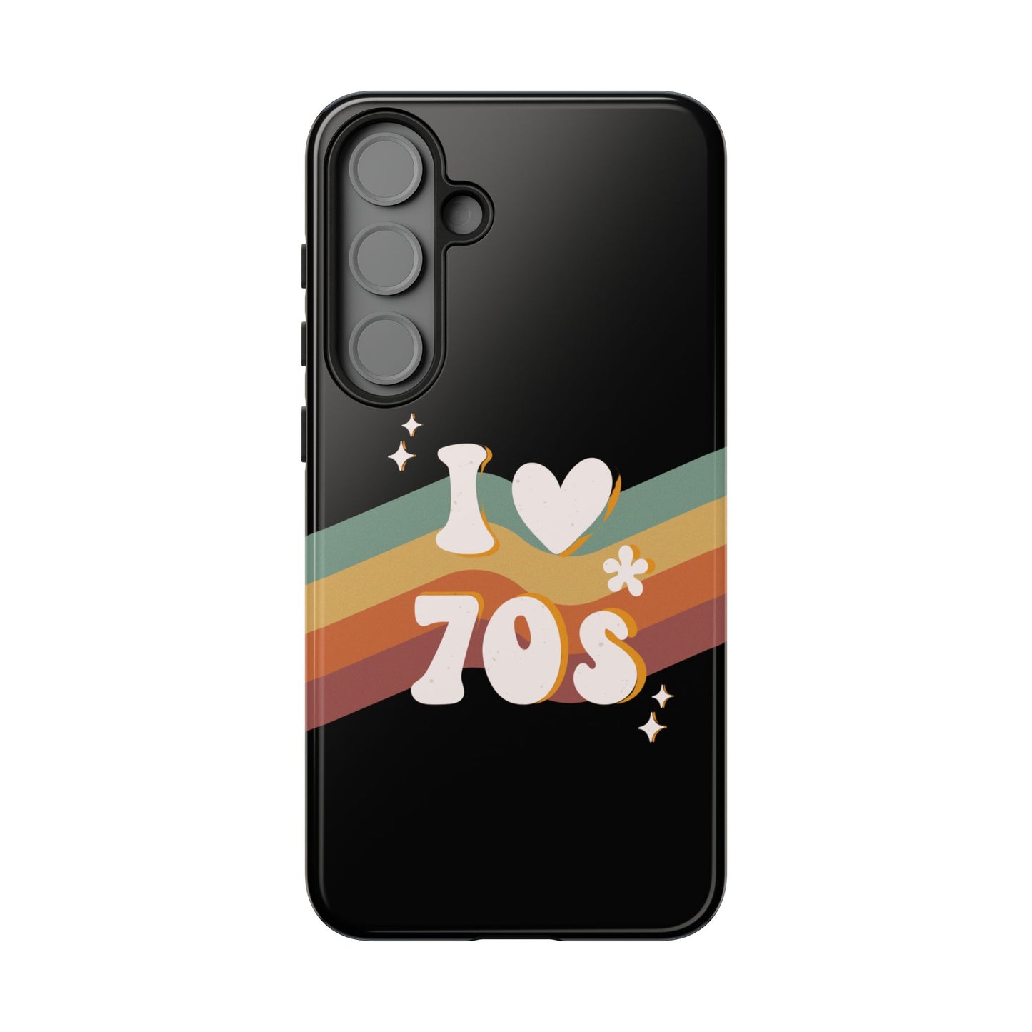 Retro "I Love 70s" Phone Case – Vintage Groovy Design for iPhone, Samsung & Google Pixel