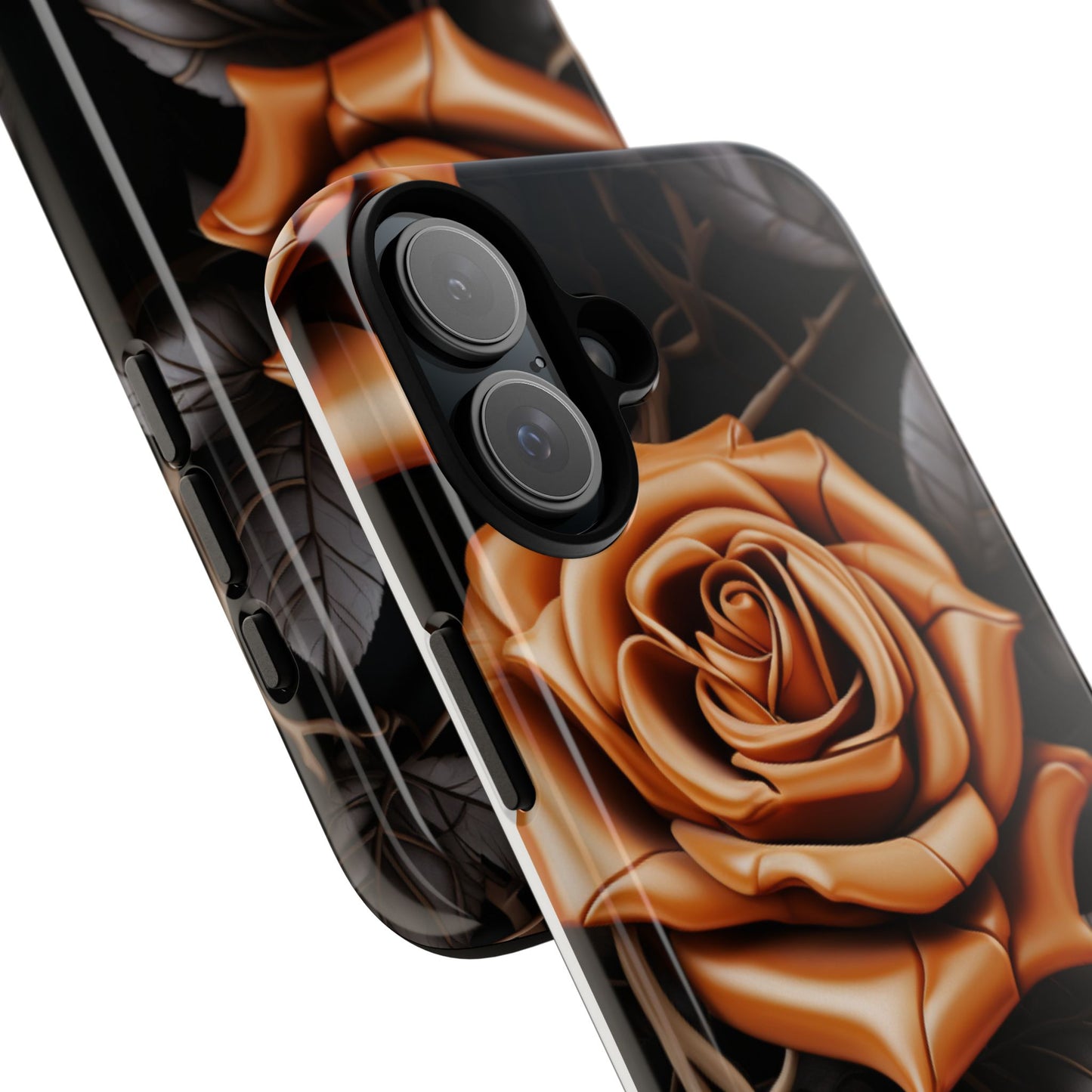 Midnight Gold Rose Mobile Case