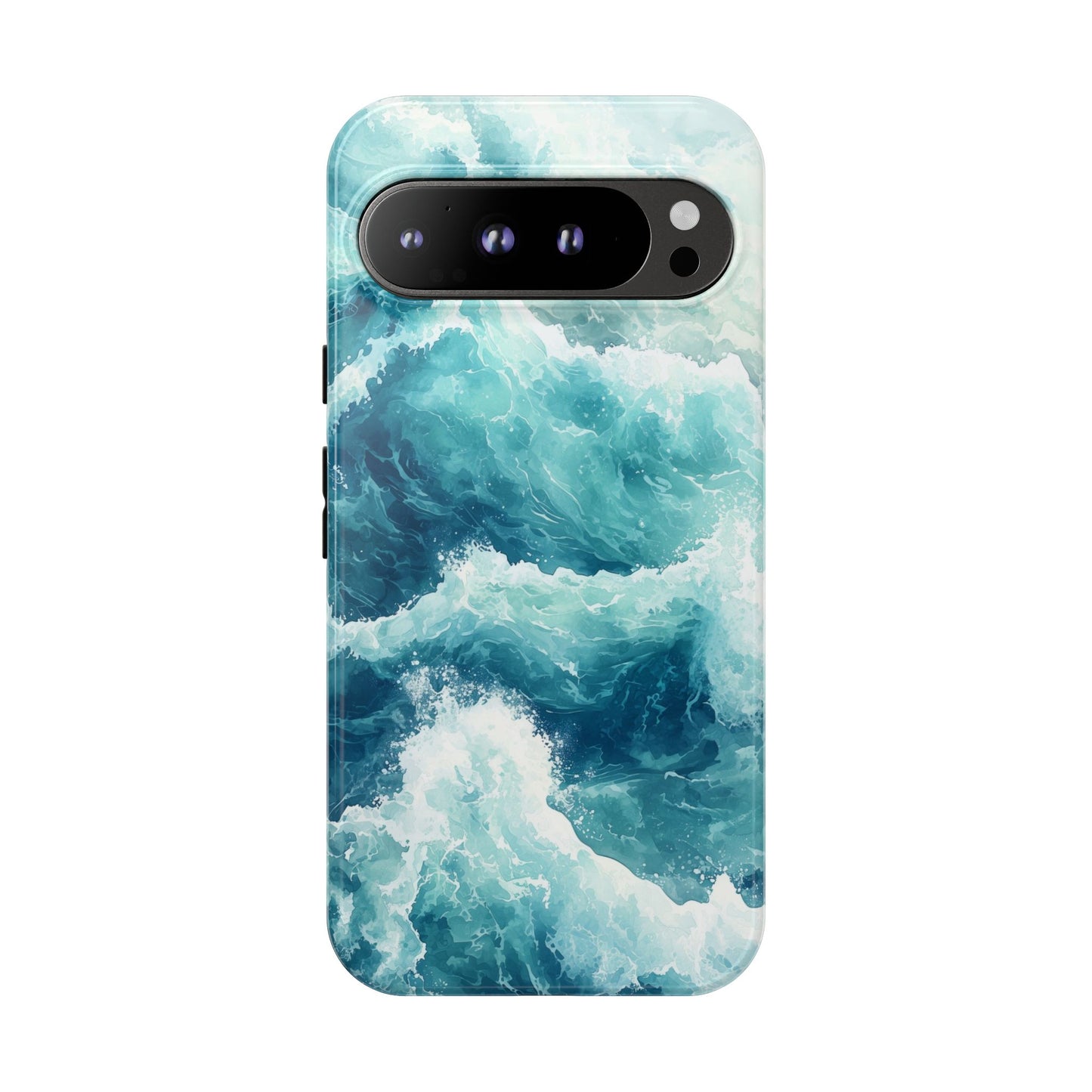 Seafoam Serenity Watercolor Phone Case for iPhone, google Pixel & Samsung