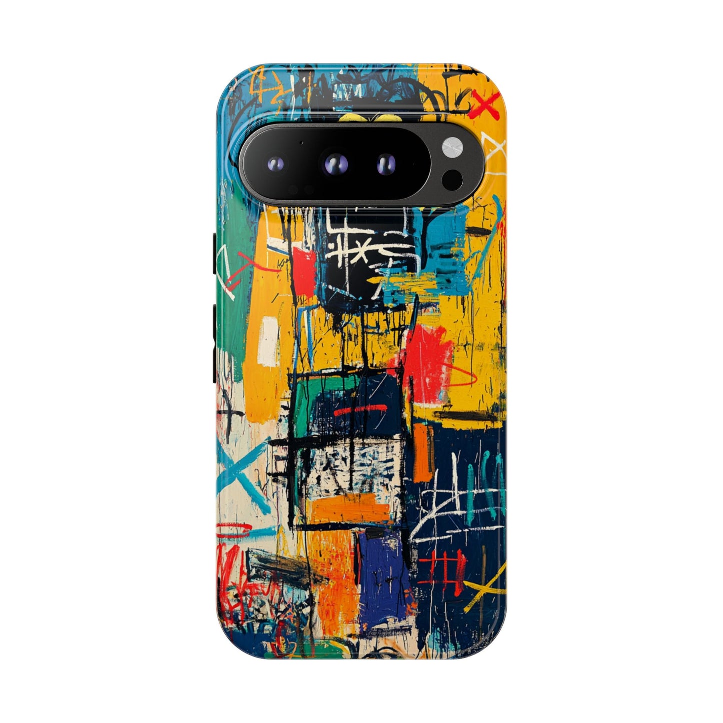 Basquiat Phone Case – Urban Street Art Design - iPhone, Samsung & Google Pixel Cover - Artistic Painting Case,  Art Lover Gift