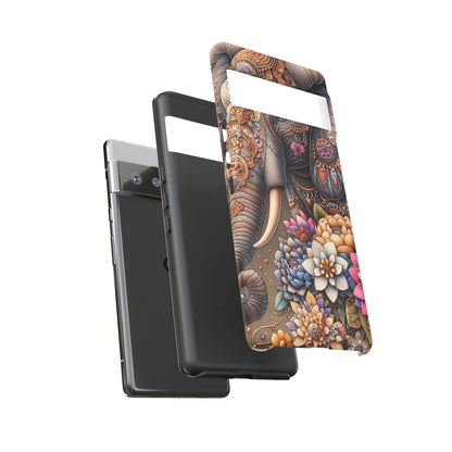 Royal Ornate Elephant Mobile Cover – Luxurious Bohemian Art