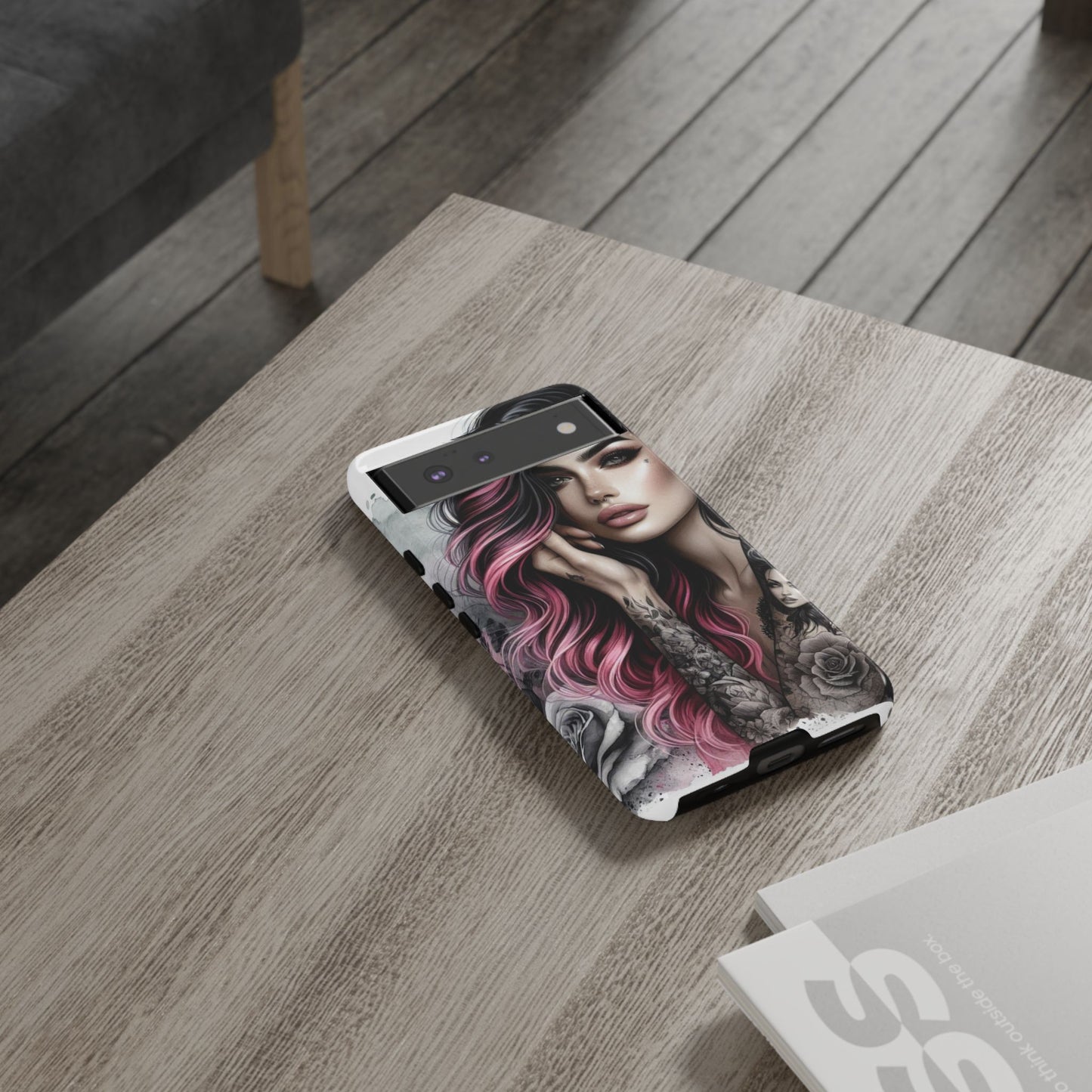 Tattooed Elegance – Gothic Art Mobile Cover