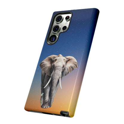 Celestial Elephant Mobile Cover – Dreamy Night Sky Aesthetic