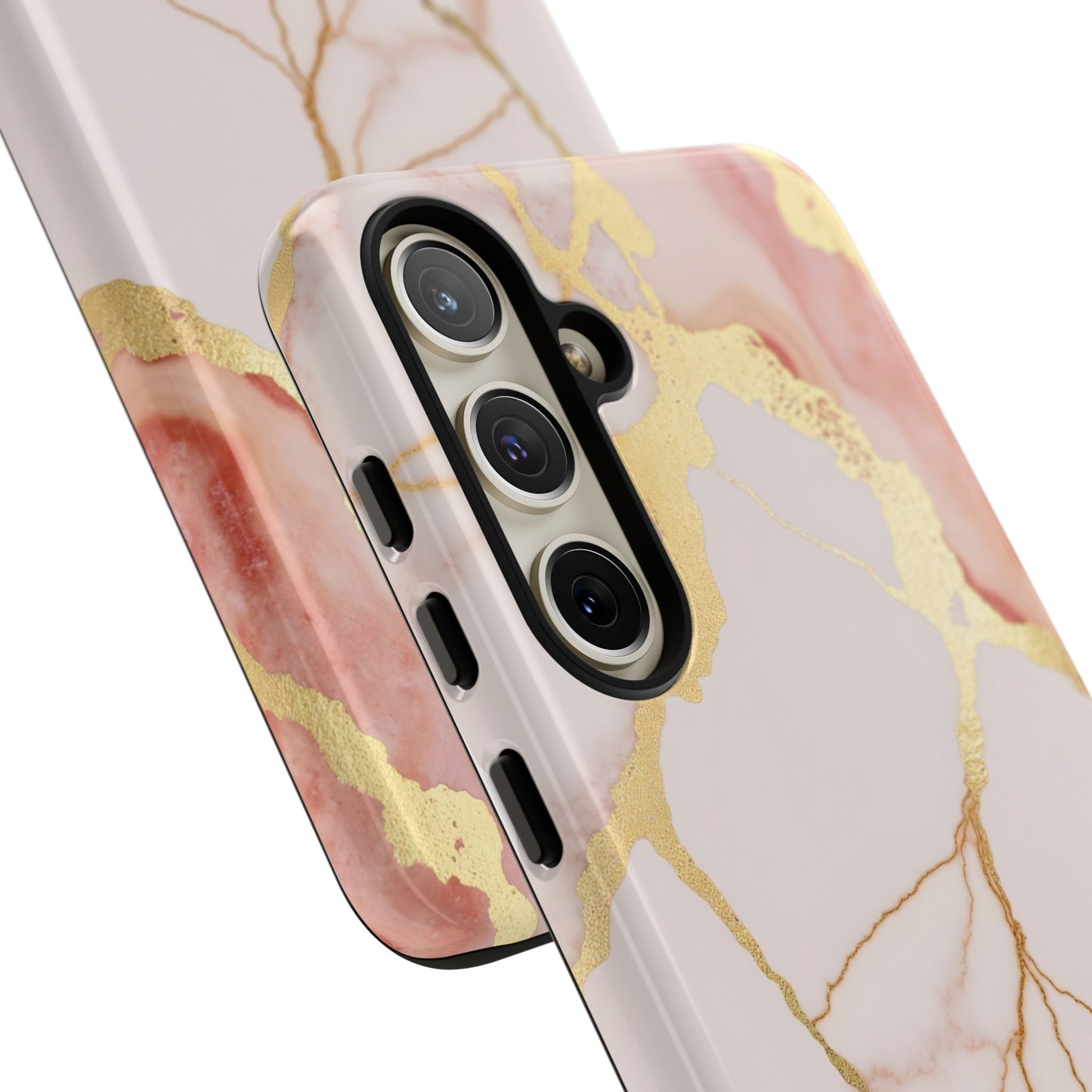 Beautiful Pink Minimal Marble Case Design