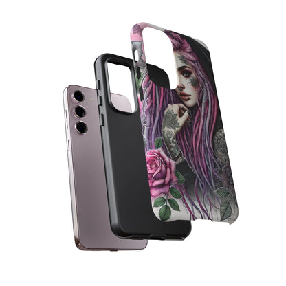 Gothic Rose Tattoo Art Mobile Case