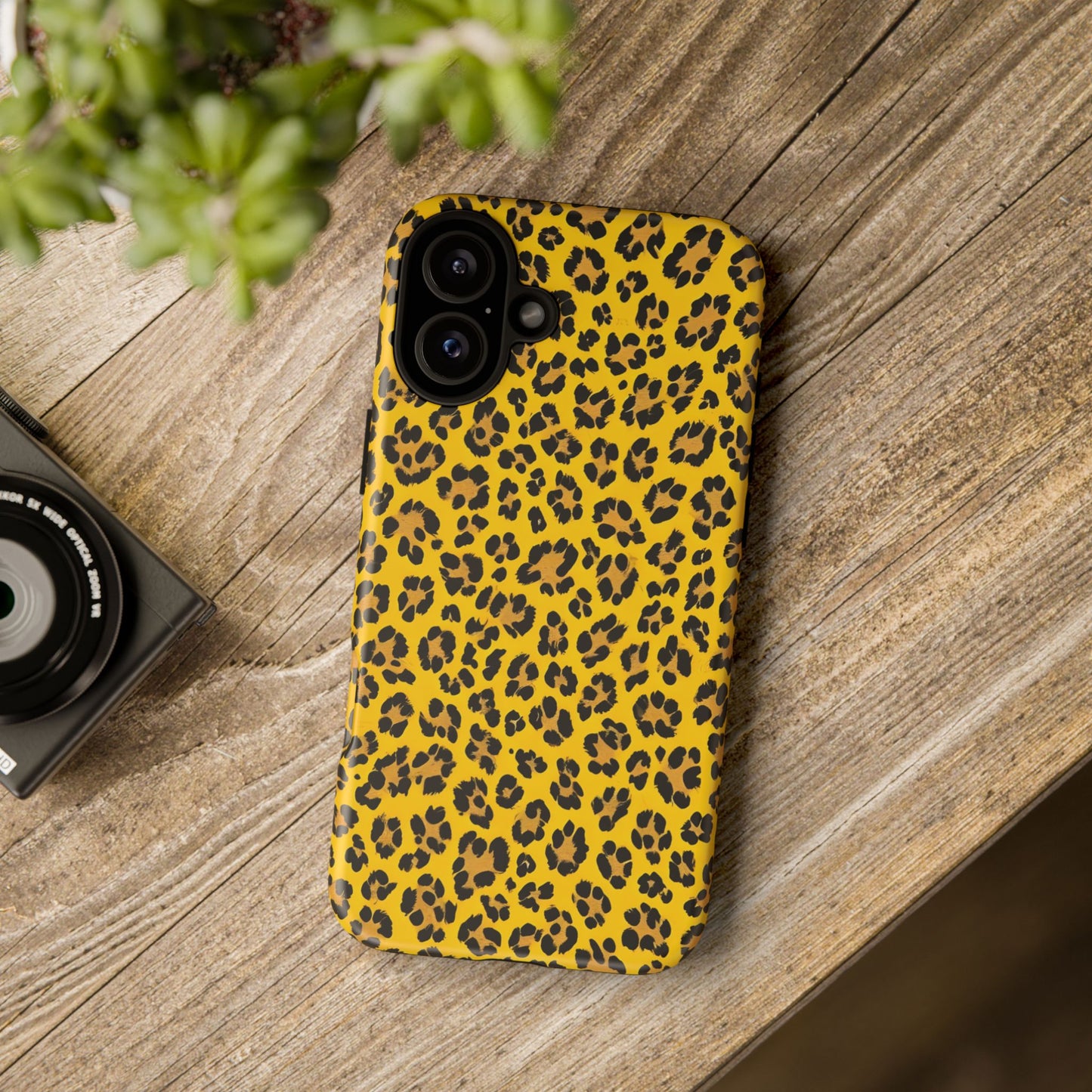 Leopard Texture Printed Back Cover Case phone