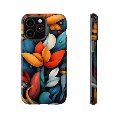 Velvet Bloom – Elegant Floral Art Phone Case for iPhone, Pixel & Samsung