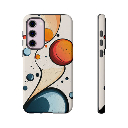 Solar Drift – Abstract Orbital Phone Case for iPhone, Samsung & Pixel