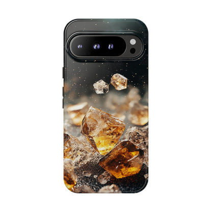 Golden Ember Crystal Phone Case for iPhone, Samsung & Google Pixel