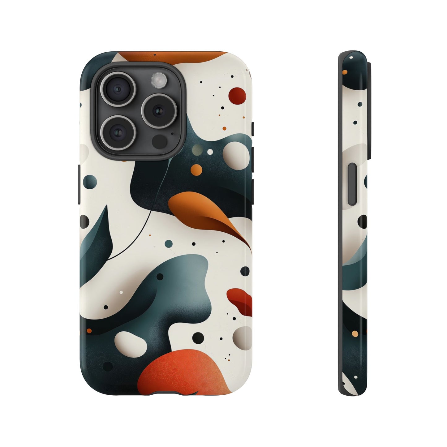 Midnight Bloom – Organic Abstract Phone Case for iPhone, Samsung & Pixel