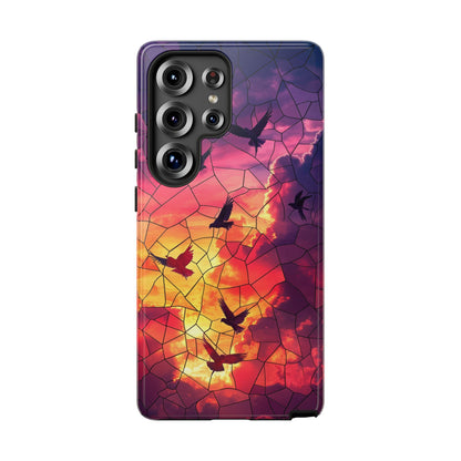 Chorus of Flight – Mosaic Birds Phone Case for iPhone, Samsung & Pixel