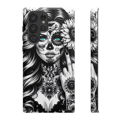 La Rebel – Day of the Dead Gothic Attitude Mobile Cover