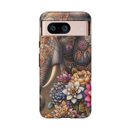 Royal Ornate Elephant Mobile Cover – Luxurious Bohemian Art