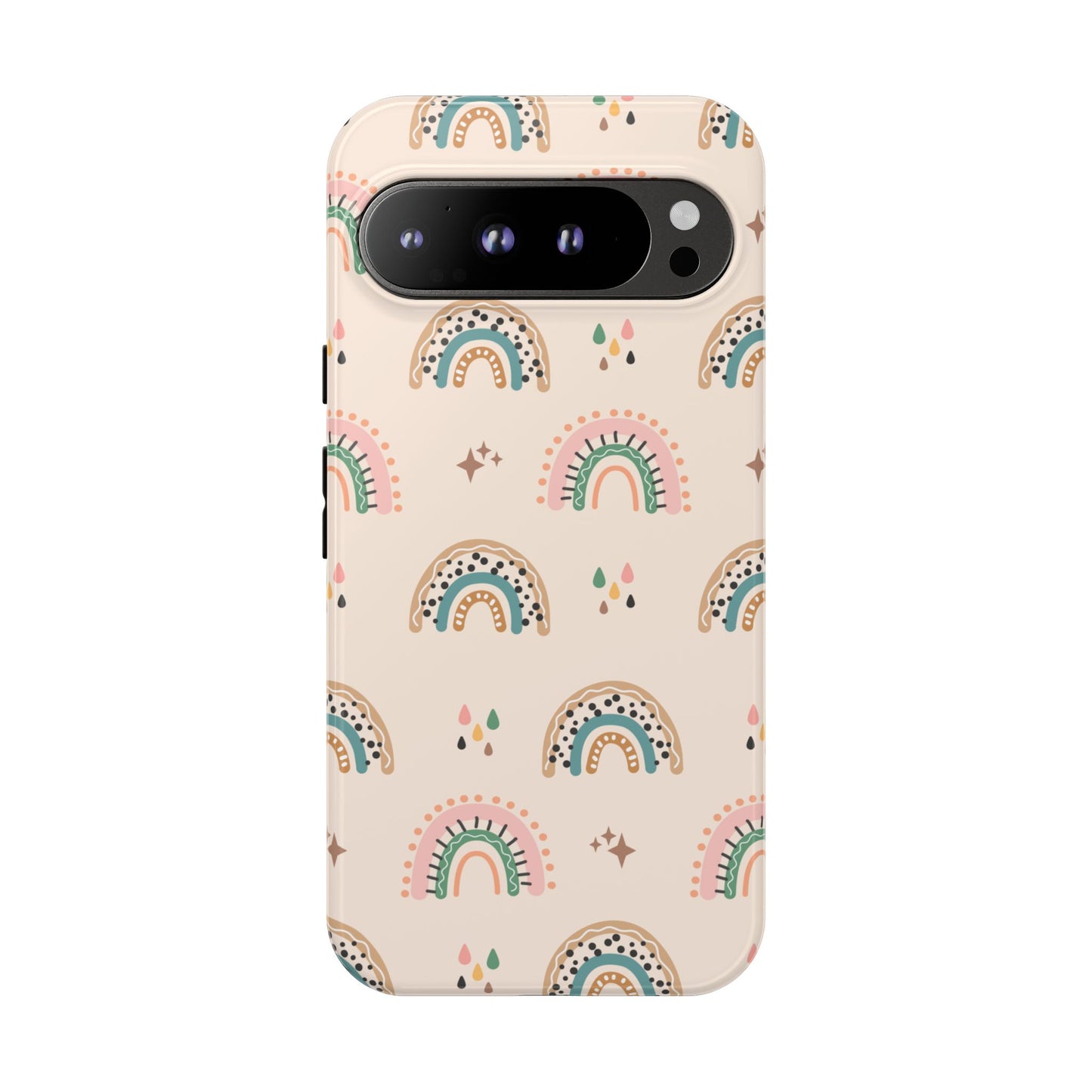 Retro Rainbow Phone Case – Vintage Aesthetic Cover for iPhone, Samsung & Google Pixel