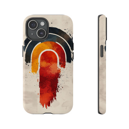 Boho Retro Splash Rainbow Phone Case for iPhone, Pixel & Samsung