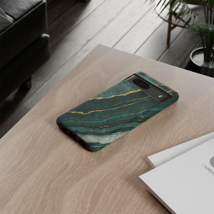 Jade Green Marble Case Design