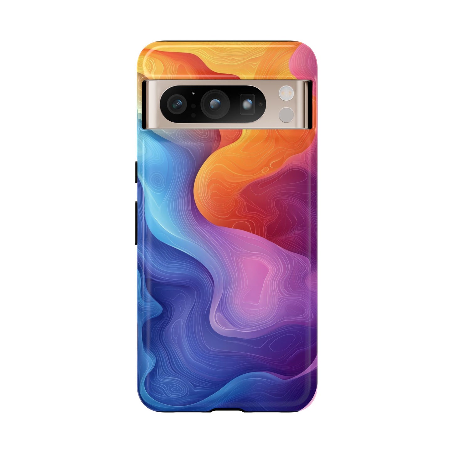 Aurora Flow Watercolor Phone Case for iPhone, google Pixel & Samsung
