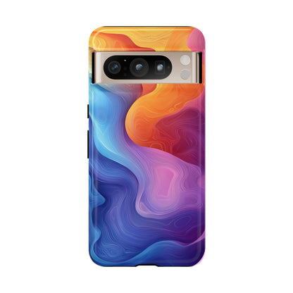 Aurora Flow Watercolor Phone Case for iPhone, google Pixel & Samsung