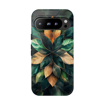 Golden Harmony Leaf Phone Case for iPhone, Samsung & Google Pixel